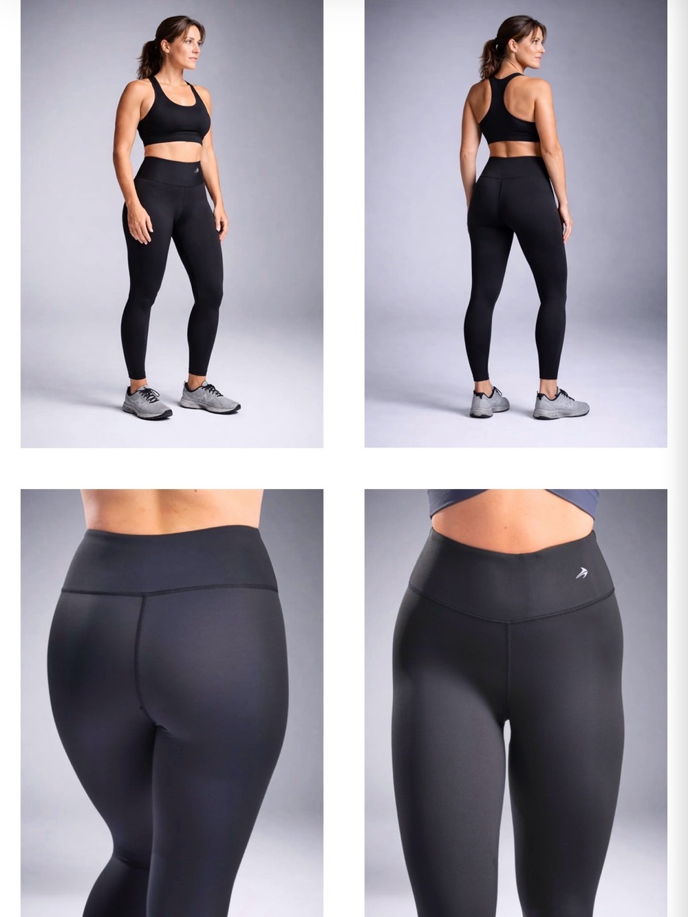 CompressionZ Super High-Rise Black Performance Leggings - Women's